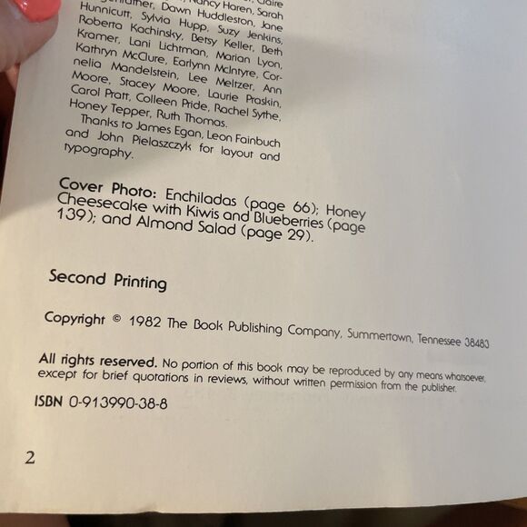 Tofu Cookery By Louise Hagler Vintage Vegetarian Cookbook 1982 - Picture 8 of 8